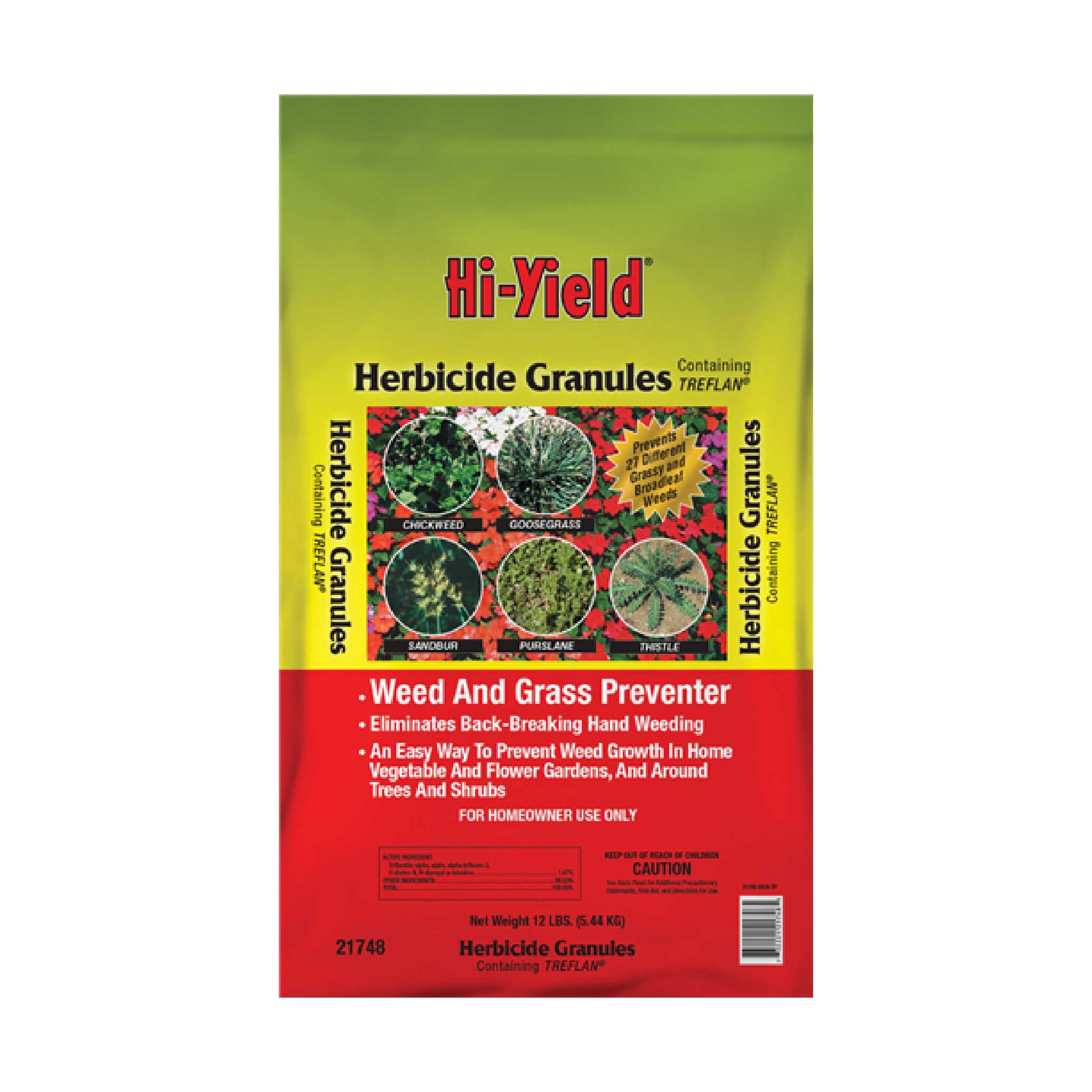 alfalfa safe herbicides Hi-Yield Herbicide Granules with Treflan (15 lbs.) – Johnson's Garden Centers
