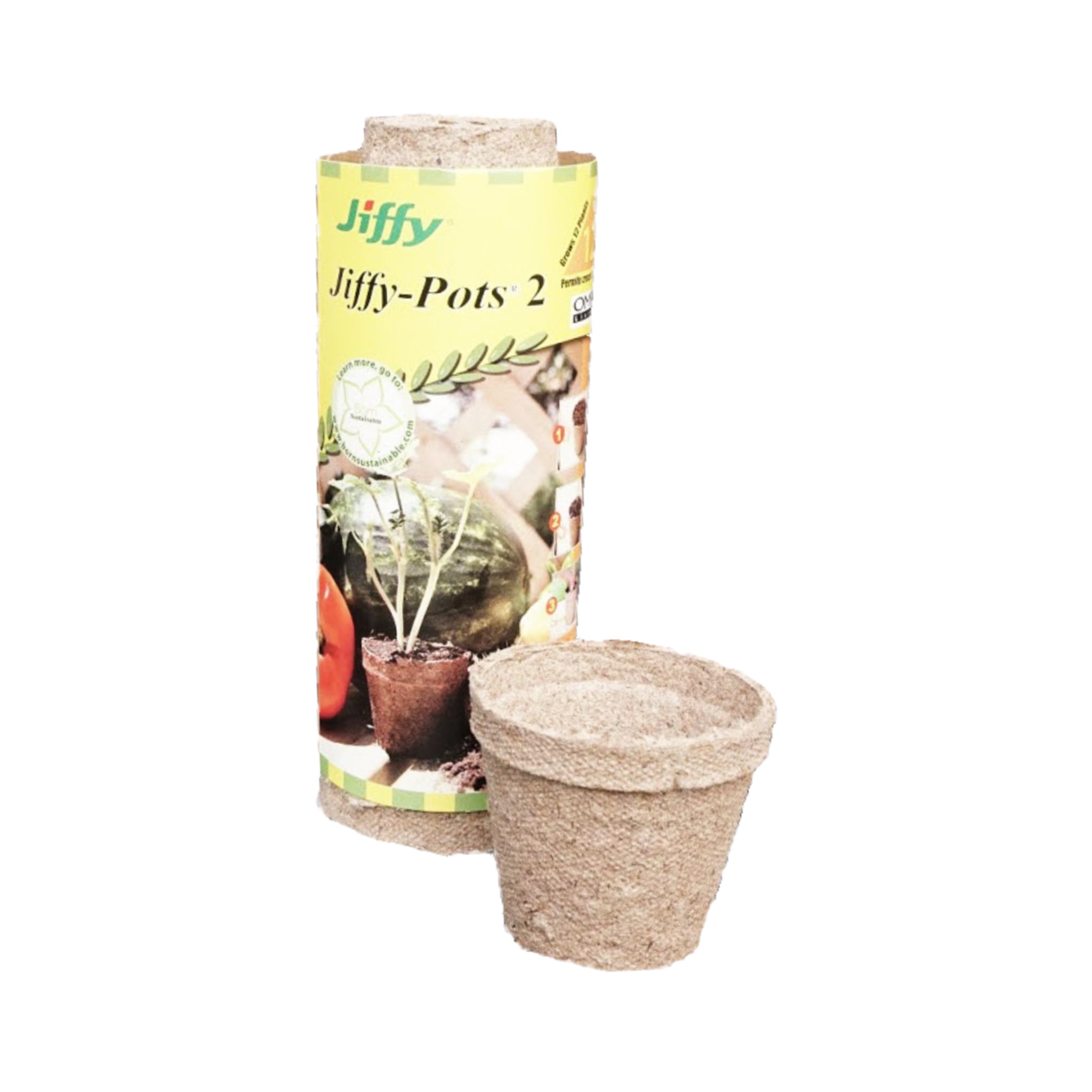 can you plant jiffy pots Jiffy Round Peat Pot (12 pack) – Johnson's Garden Centers