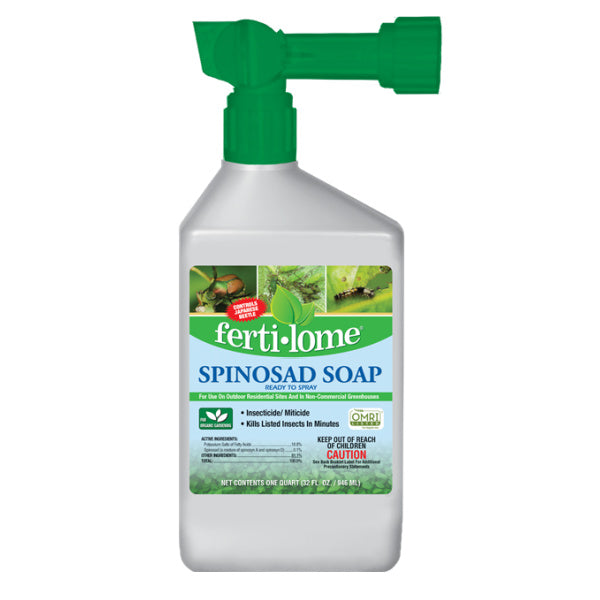 insecticidal soap or spinosad ferti-lome Green Spinosad Soap Ready-to-Spray (32 oz.)