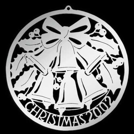2002 Silver Biedermann Ornament