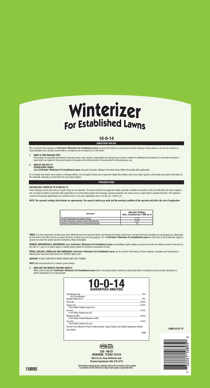 ferti-lome Winterizer (20 lbs.)