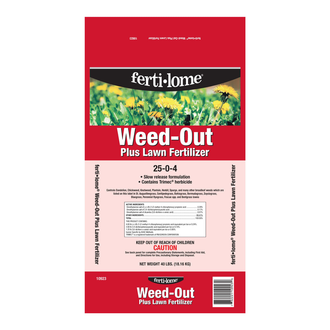 fertilizer plus herbicide ferti-lome Weed-Out (40 lbs.) – Johnson's Garden Centers