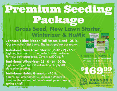 Premium Grass Seed & Fertilizer Package