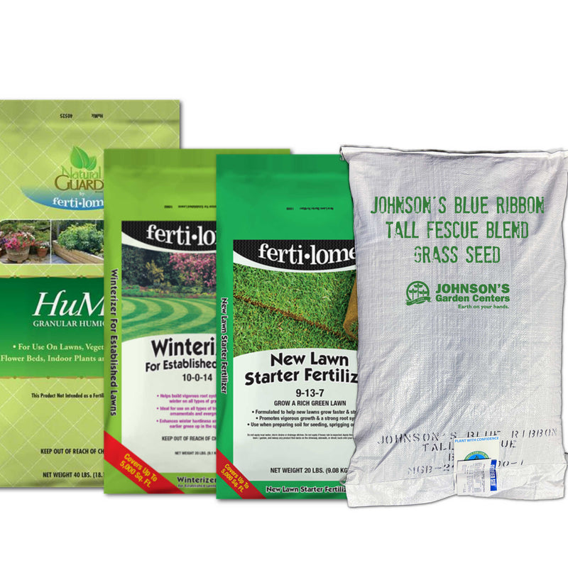 Premium Grass Seed & Fertilizer Package