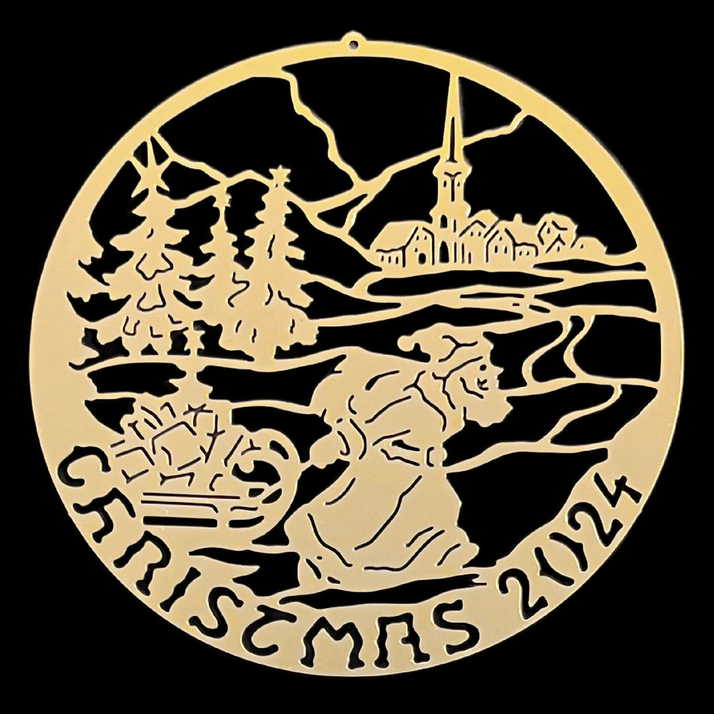 2024 Brass Biedermann Ornament – Johnson's Garden Centers