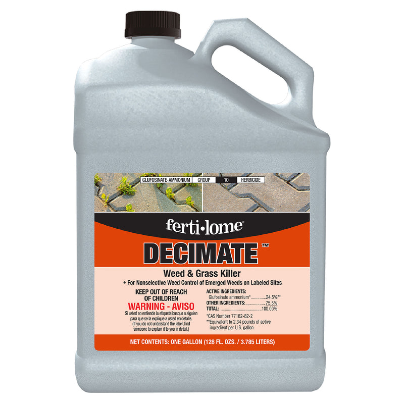 group 10 herbicide ferti-lome Decimate Weed & Grass Killer (1 gal.) – Johnson's Garden Centers