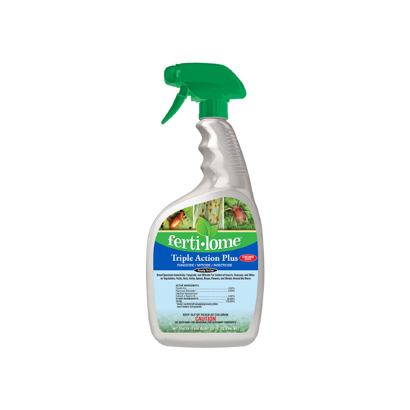 ferti-lome Triple Action Plus Insecticide Fungicide & Miticide (32 oz.)