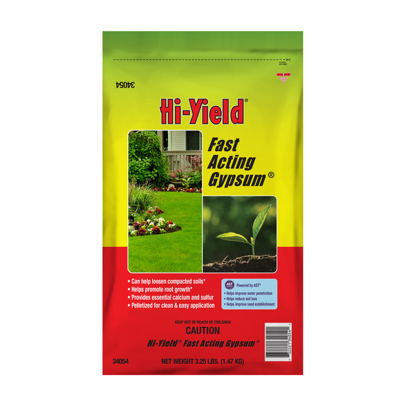fast acting fertilizer for plants Hi-Yield Fast Acting Gypsum (3.25 lbs.) – Johnson's Garden Centers