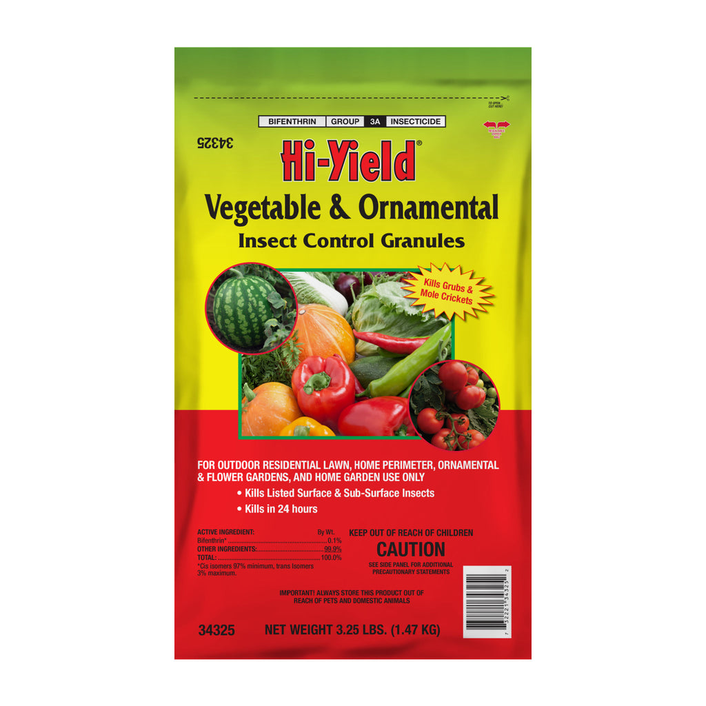 organic herbicides for vegetable gardens Hi-Yield Vegetable & Ornamental Insect Control Granules (3.25 lbs.) –  Johnson's Garden Centers
