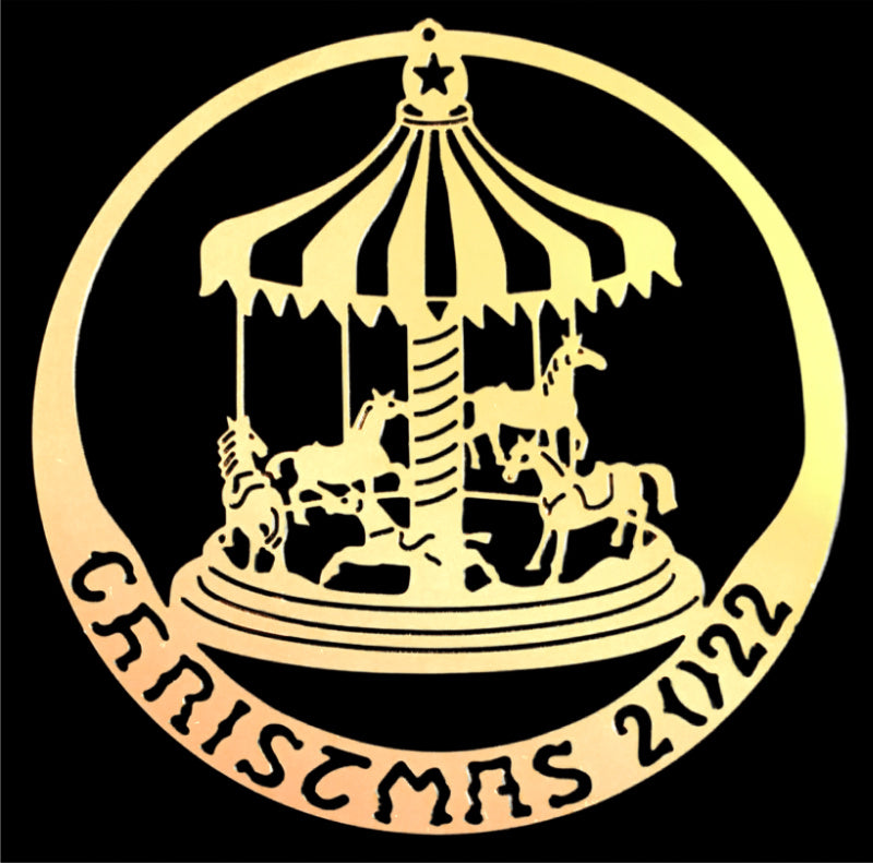 2022 Brass Biedermann Ornament