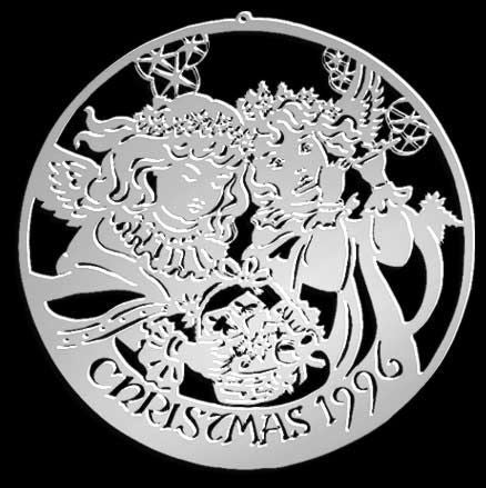 1996 Silver Biedermann Ornament