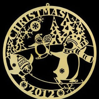 2012 Brass Biedermann Ornament